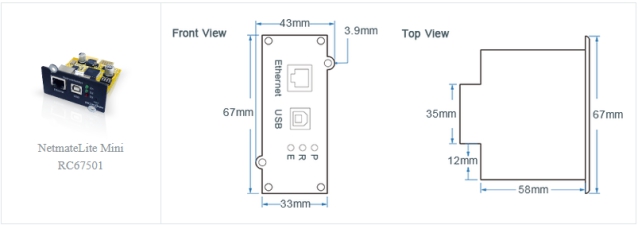 Карта керування ДБЖ SNMP CARD