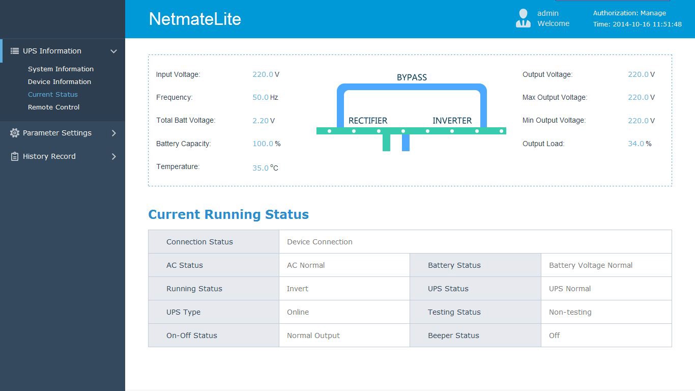 Карта керування ДБЖ SNMP CARD